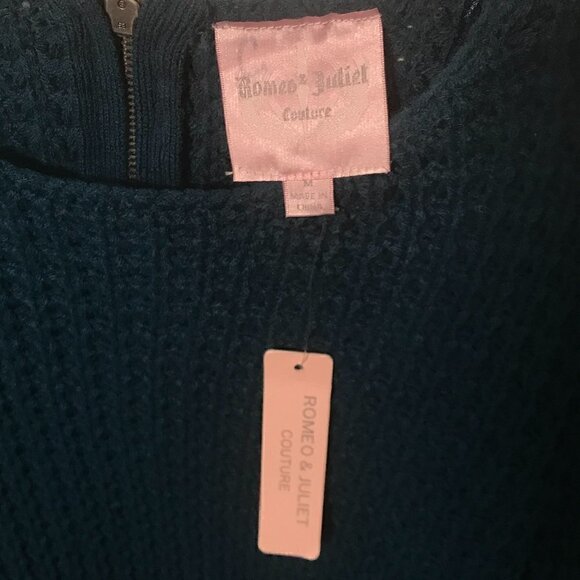 NWT Romeo & Juliet Couture waffle knit sweater, M - Picture 7 of 8